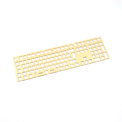 Keychron V6 Keyboard ISO Layout Knob Brass Plate