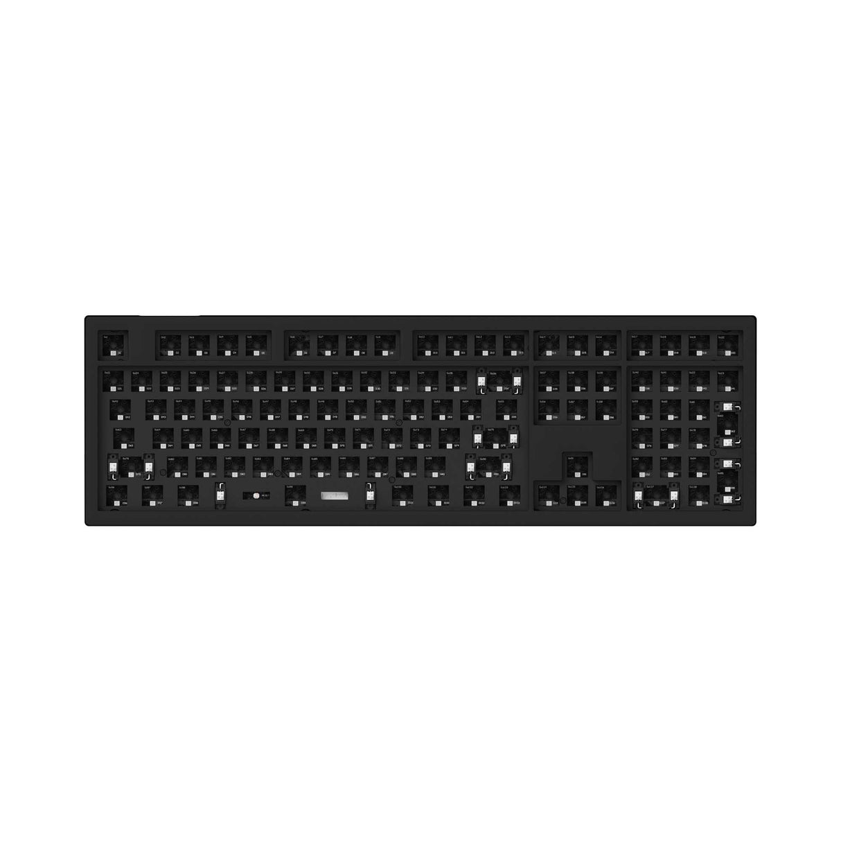 Keychron V6 Custom Mechanical Keyboard barebone carbon black QMK/VIA full size layout hot-swappable