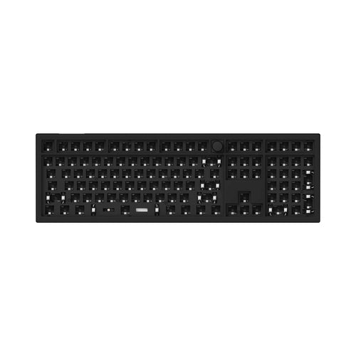 Keychron V6 Custom Mechanical Keyboard barebone knob carbon black QMK/VIA full size layout hot-swappable
