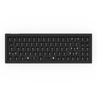 Keychron V7 QMK VIA custom mechanical keyboard 70 percent layout carbon black barebone for Mac Windows Linux RGB backlight