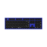 Keychron Q6 QMK VIA custom mechanical keyboard full size layout full aluminum frame for Mac Windows Linux Barebone navy blue