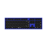 Keychron Q6 QMK VIA custom mechanical keyboard full size layout full aluminum frame for Mac Windows Linux Barebone knob navy blue 