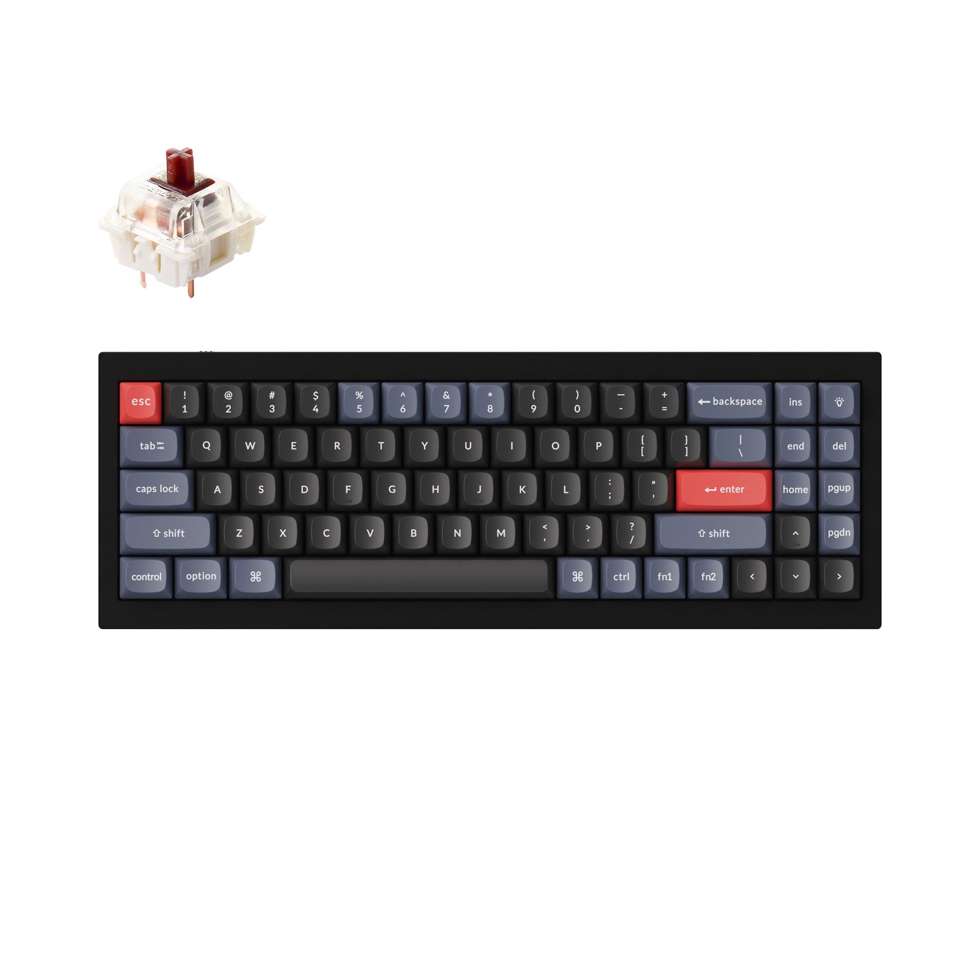 Keychron Q7 QMK Custom Mechanical Keyboard keyboard image