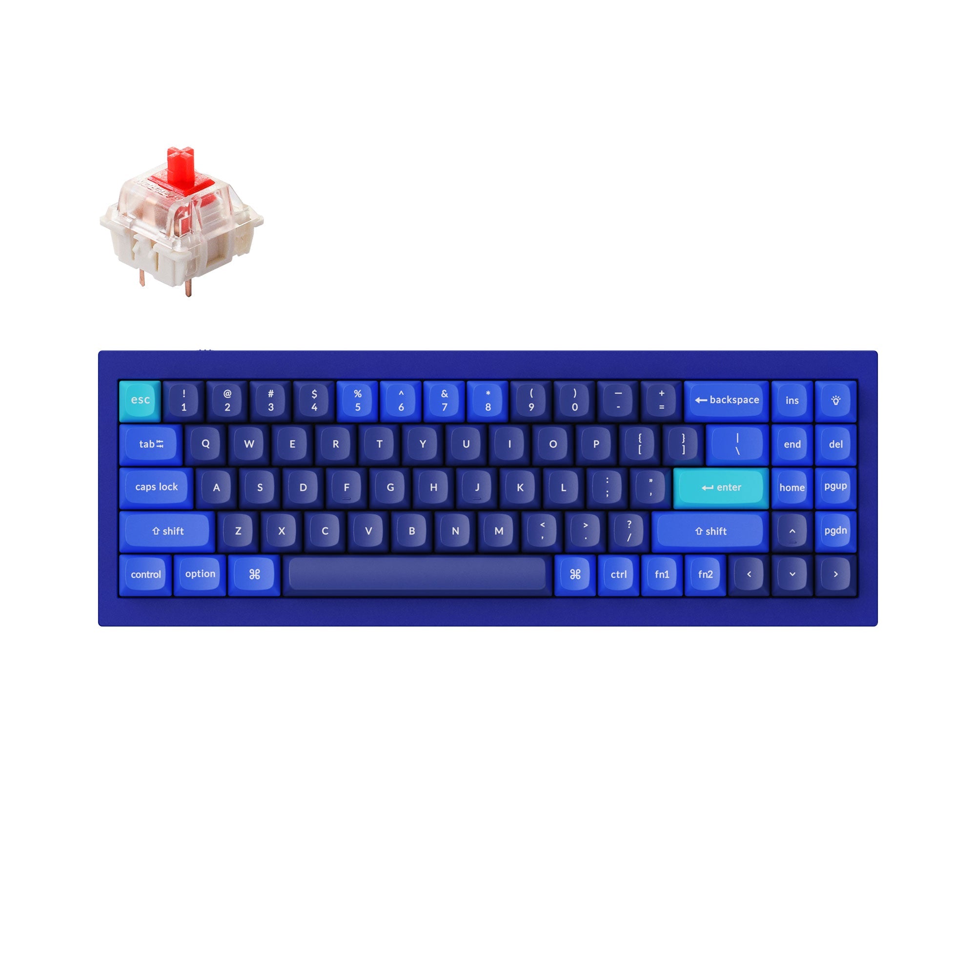 Keychron Q7 QMK Custom Mechanical Keyboard keyboard image