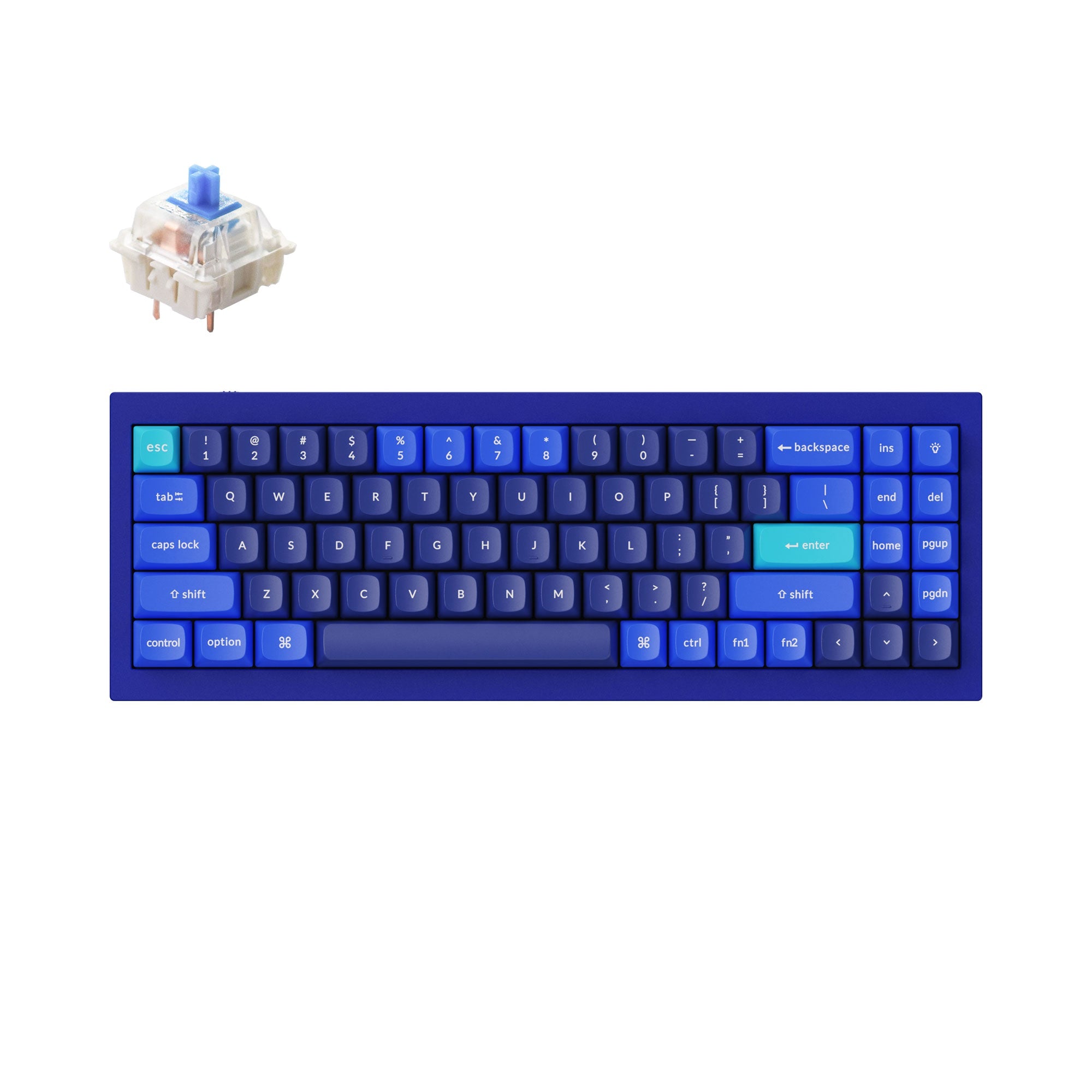 Keychron Q7 QMK Custom Mechanical Keyboard keyboard image