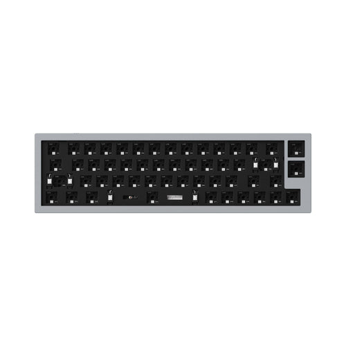 Keychron Q9 QMK/VIA custom mechanical keyboard 40 percent layout full aluminum body for Mac Windows Linux barebone frame grey