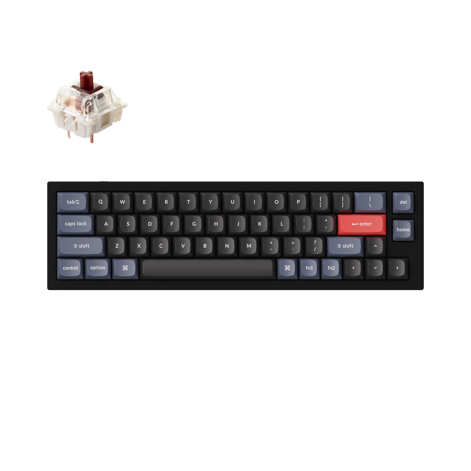 Keychron Q9 QMK Custom Mechanical Keyboard keyboard image