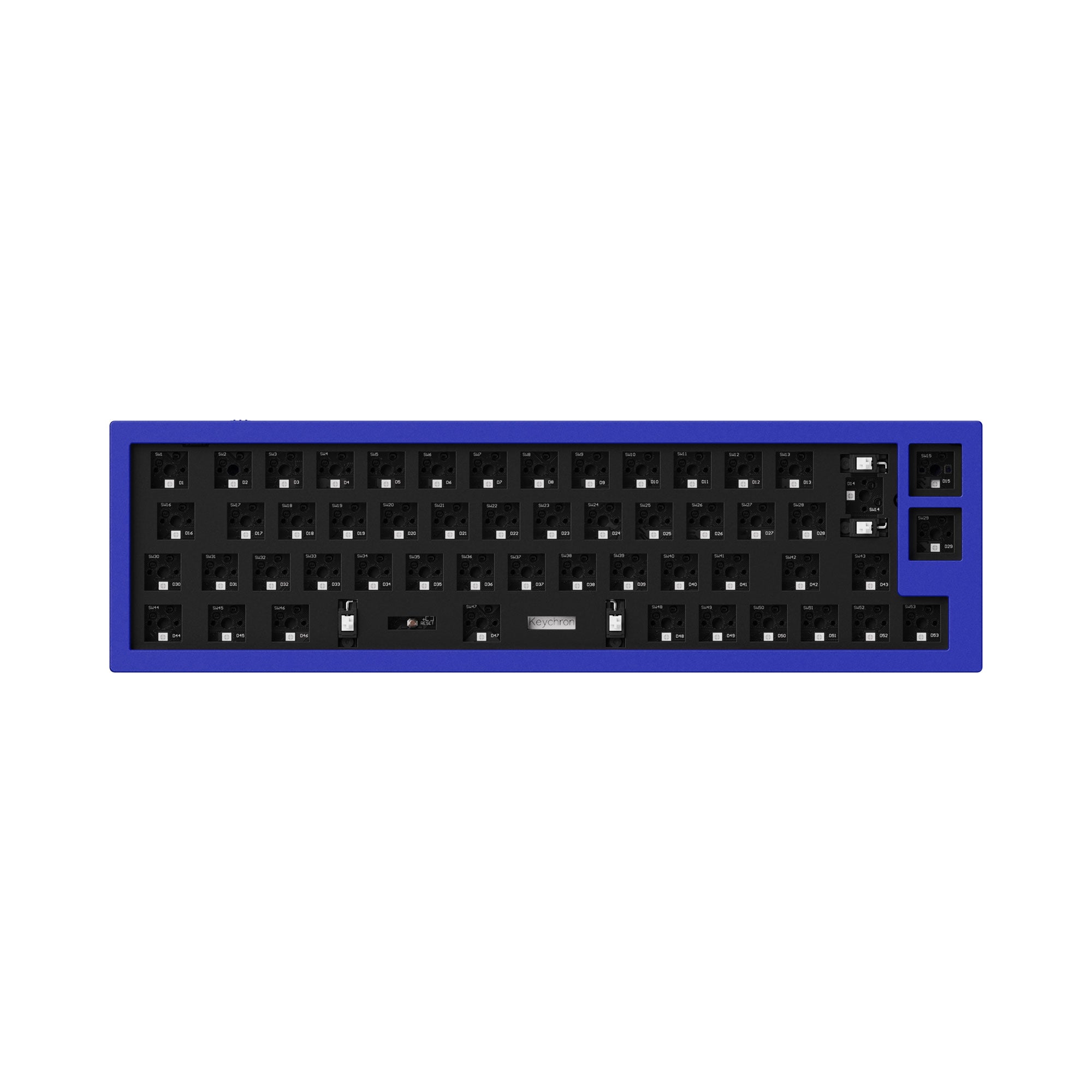 Keychron Q9 40%メカニカルキーボード 青軸 ブラック Keychron Q9 QMK Custom Mechanical Keyboard