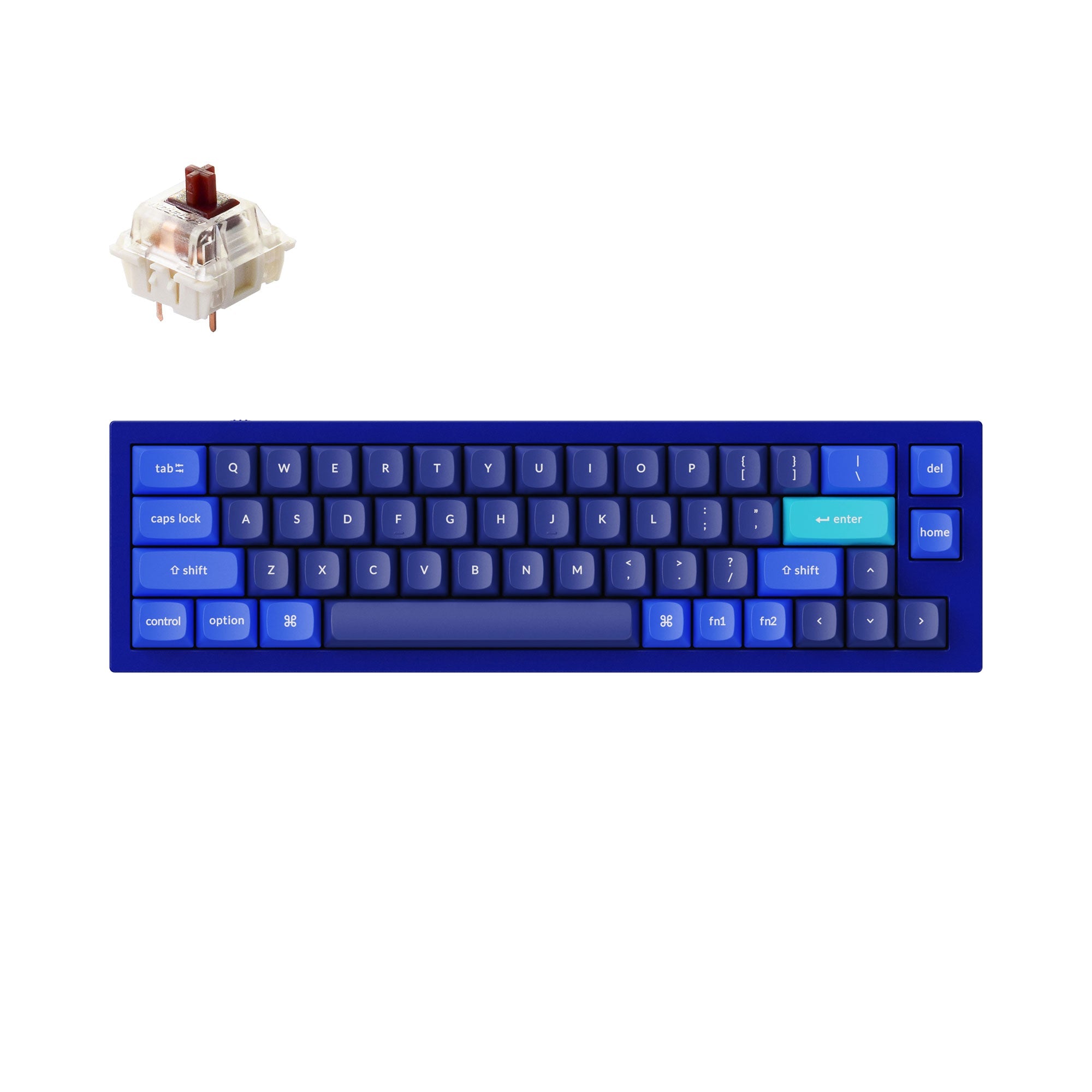 Keychron Q9 QMK Custom Mechanical Keyboard keyboard image