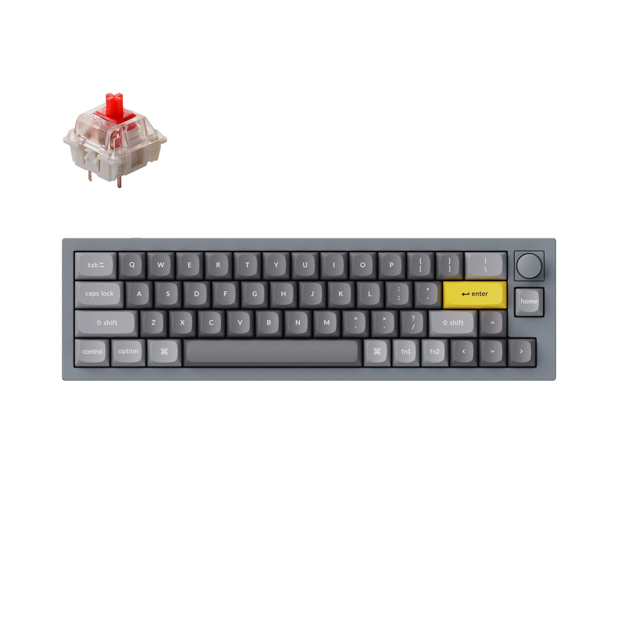 Keychron Q9 キーボード【リニア】 Q9-N1Z-Keychron-Q9-QMK-VIA-