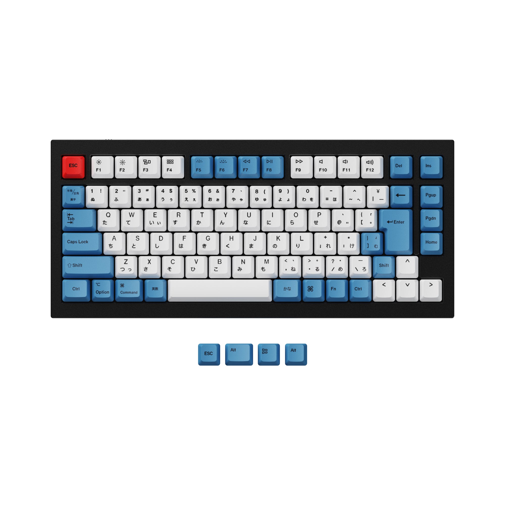 Keychron JIS Q1 OEM Dye Sub PBT Keycap Set Blue