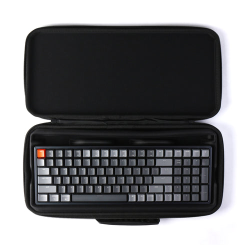 Crafted with canvas and EVA plastic, the Keychron keyboard carrying case is designed to protect your keyboard in style.