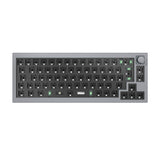 Keychron Q2 custom mechanical keyboard barebone knob version silver grey